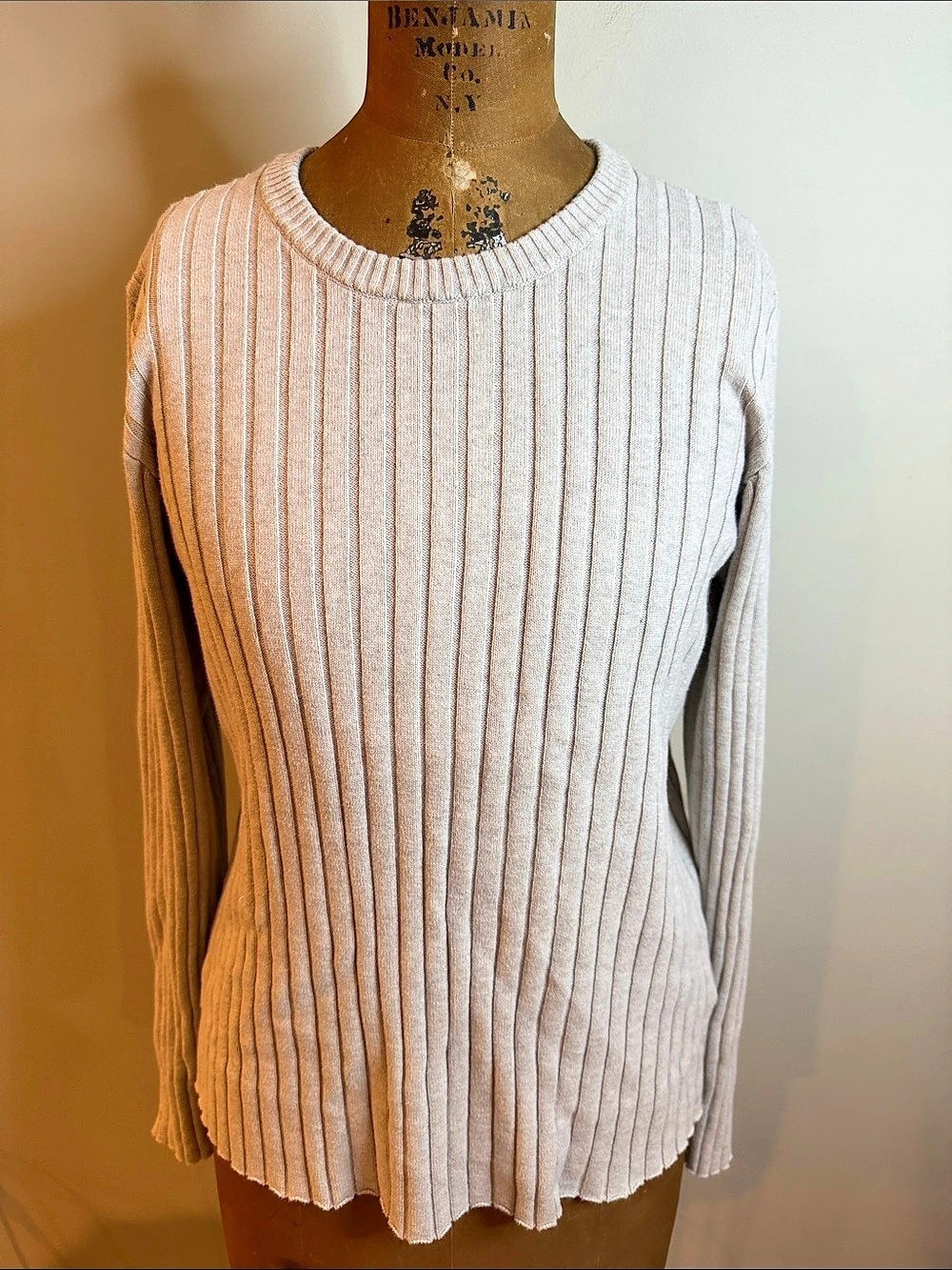 kowtow Ribbed Organic Cotton Sweater Size Large